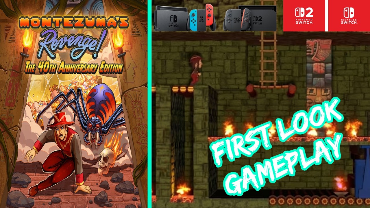 Montezuma's Revenge – Nintendo Switch / Switch 2 Gameplay - YouTube
