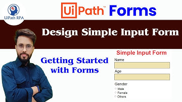 How to Design Simple Input Form in UiPath Form #UiPath #UiPathRPA #UiPathForms
