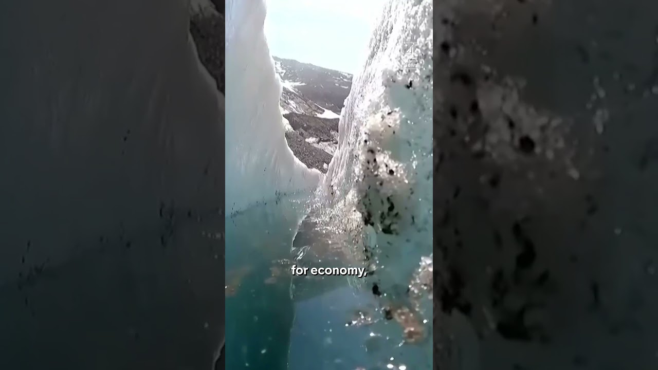 Glaciers melting: before and after