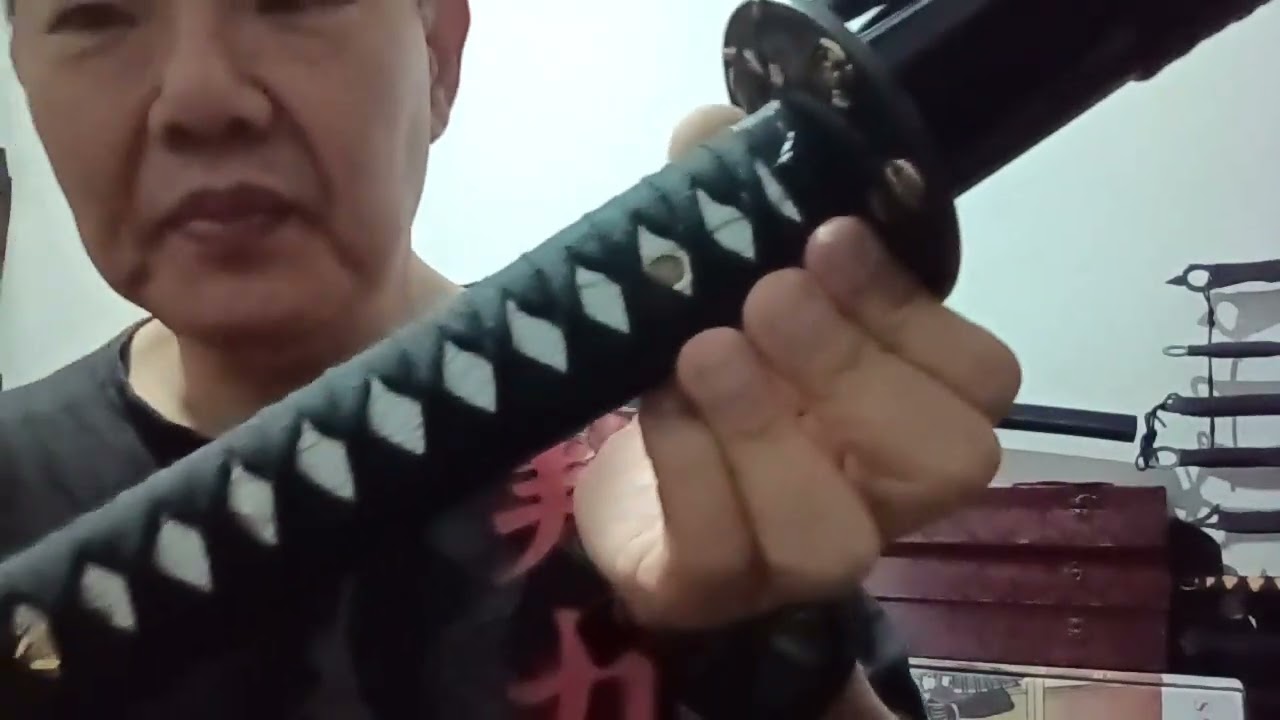 Katana para treino Diferenças vinda da china e preparada por mim