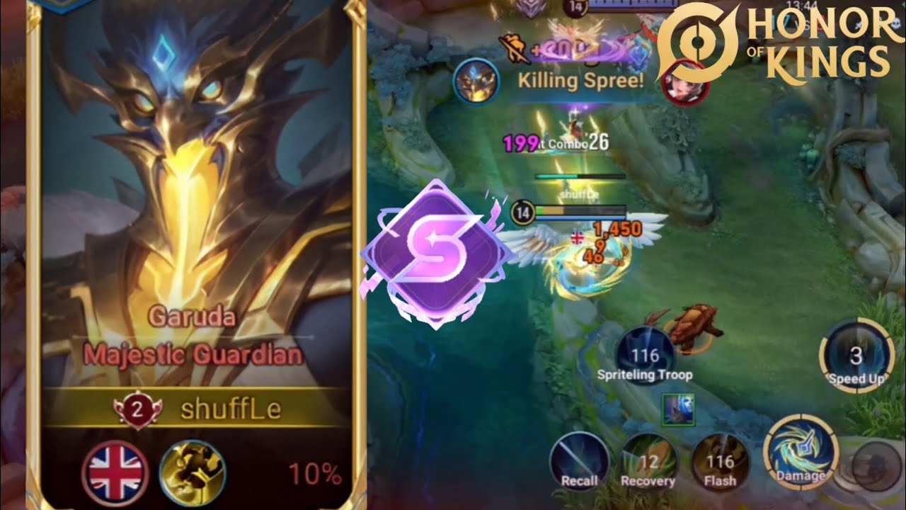 ИДЕАЛЬНЫЙ ГЕЙМПЛЕЙ GARUDA | ГЕЙМПЛЕЙ HONOR OF KINGS