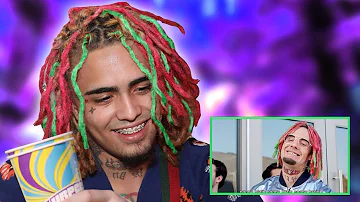 LIL PUMP REACTS TO "Gucci Gang" PARODY by Bart Baker (HE PASSES OUT)