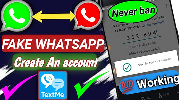Textme Create An Account Problem Solution 2023 || Without sim number whatsApp account 2023 ||
