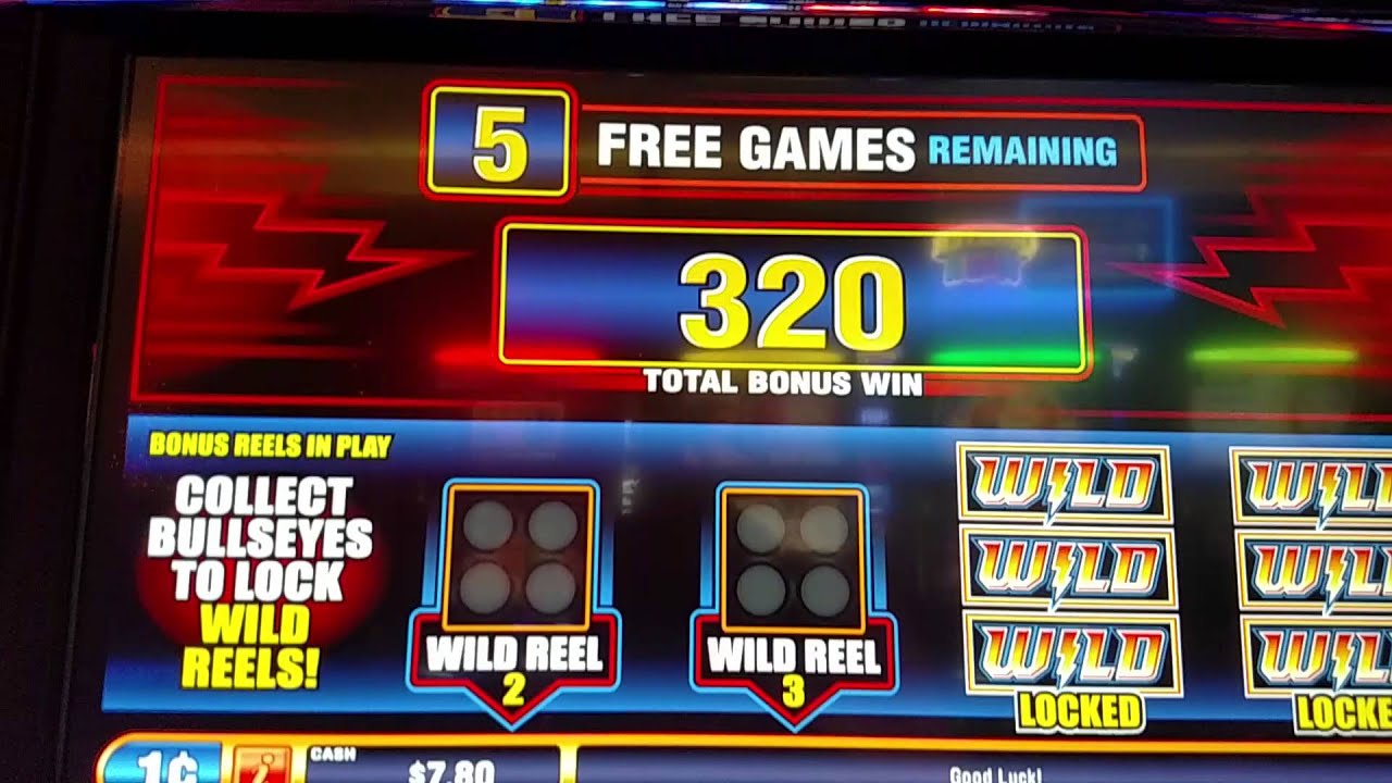 Bullseye Slot Machine Bonus Game Win! Michigan - YouTube