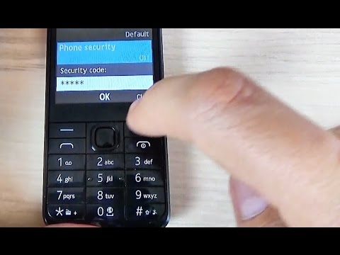 Nokia 230 - How to Set Up or Change Security Code - YouTube