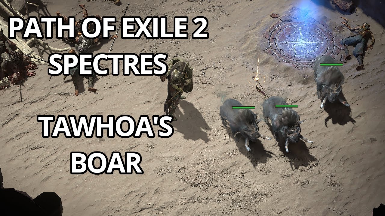 Path Of Exile 2 Spectres 0.3.0c Act4 -  Tawhoa's Boar - melee attacker