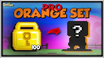 1DL ORANGE SET in Growtopia