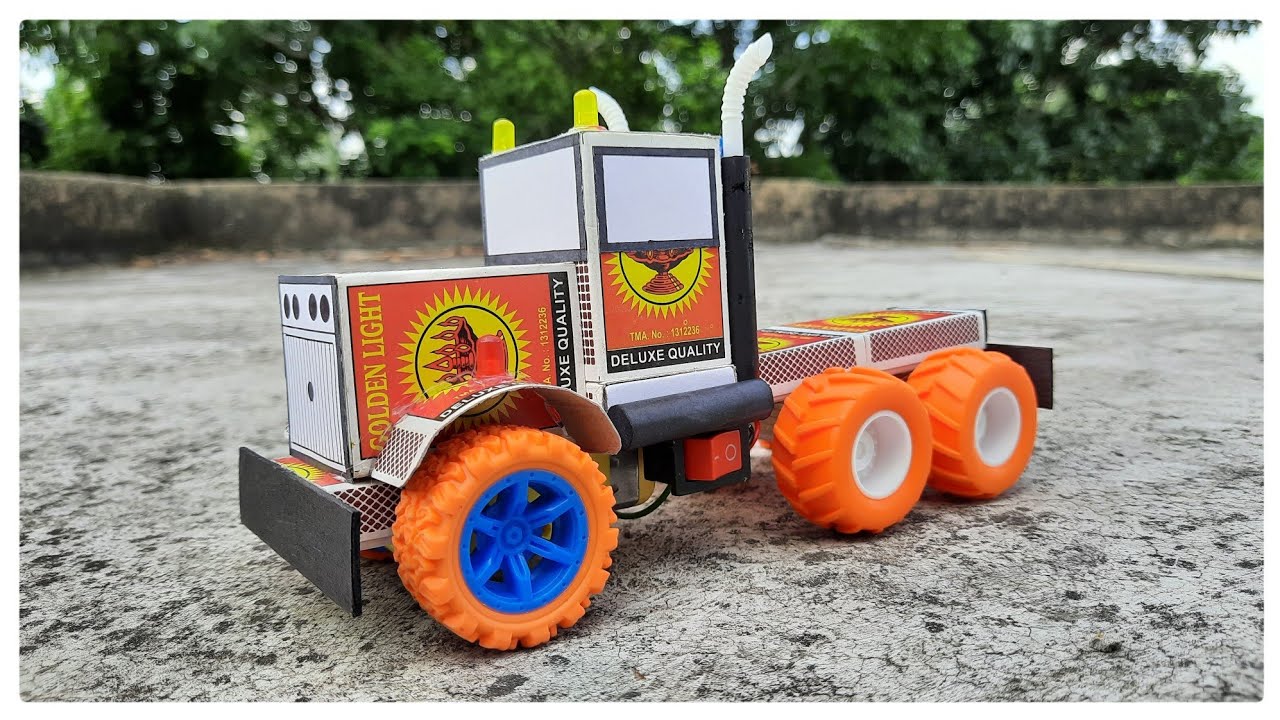 How To Make A Truck From Matchbox Easy At Home DIY Matchbox Truck