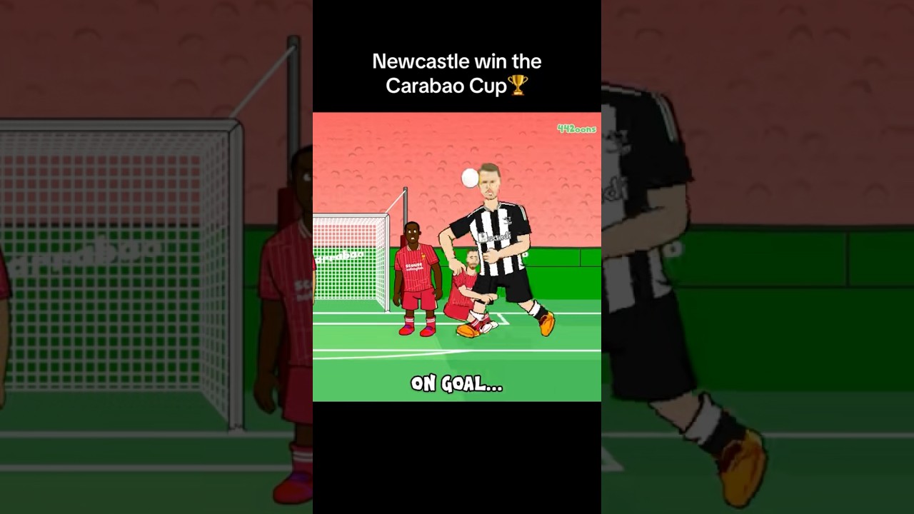 Newcastle win the Carabao Cup🏆 