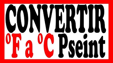 Algoritmo para convertir grados fahrenheit a centigrados