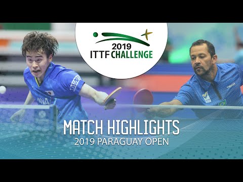 Masataka Morizono vs Thiago Monteiro | 2019 ITTF Paraguay Open Highlights (1/4)