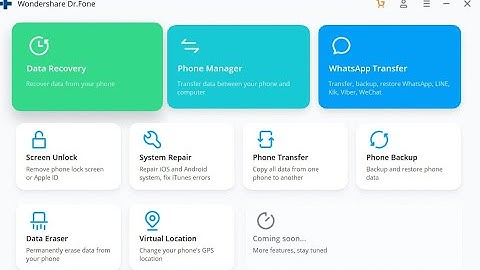 Iskysoft Toolbox: Data recovery , Phone Manager , WhatsApp transfer
