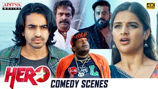 Hero Movie Comedy Scenes | Ashok Galla, Nidhhi Agerwal | Ghibran | Aditya Movies