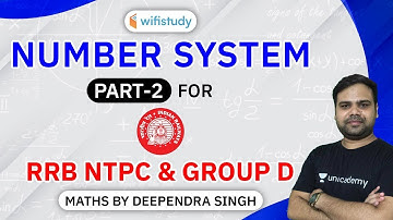 RRB NTPC & Group D 2020 | Maths Number System by Deependra Singh