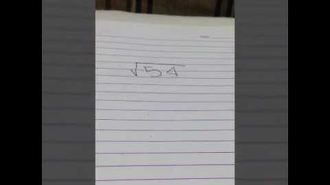 Simplifying Radicals using a factor Tree