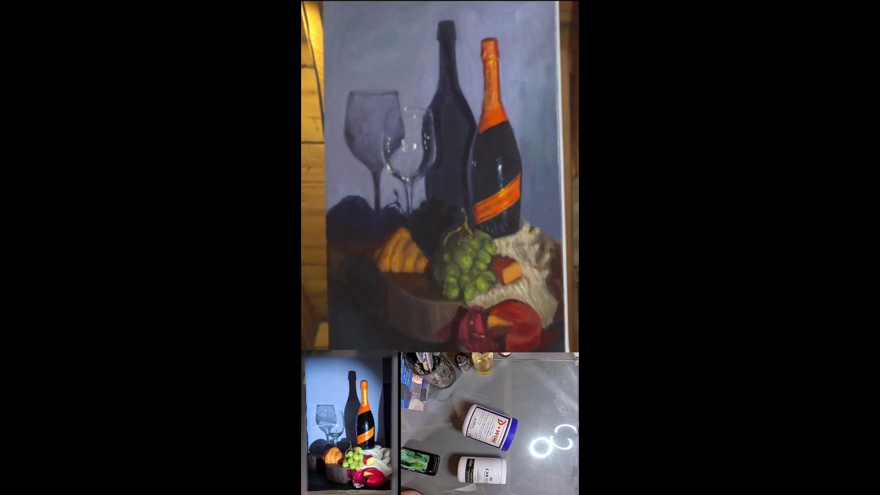 Last Session of Still Life Oil Painting BOOM POW