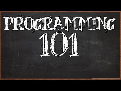 Programming 101 - Intro and Set Up