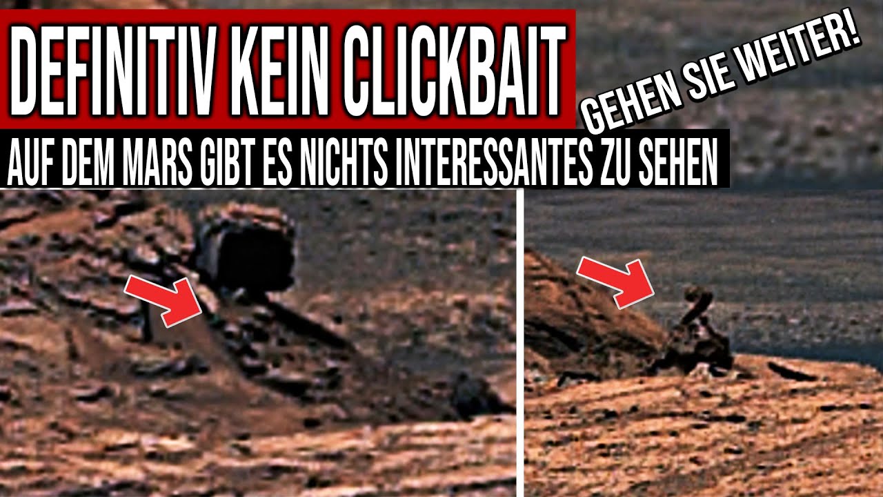 Definitiv kein Clickbait - Gehen Sie weiter - Auf dem Mars gibt es nichts zu sehen