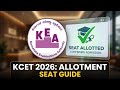 KCET counselling process 2026|KCET rank predictor|KCET Marks vs rank|KCET result 2026 date|KCET 2026