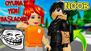 OYUNA YENİ BAŞLAMIŞ GİBİ DAVRANIP TROLLEDİM! Dışladı !! (Roblox Brookhaven 🏡rp)