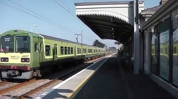 IE Dart Class 8600 arrives and departs Sutton