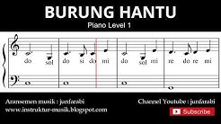 not balok burung hantu - tutorial piano grade 1 - notasi lagu anak - doremi solmisasi  - Durasi: 1.44. 