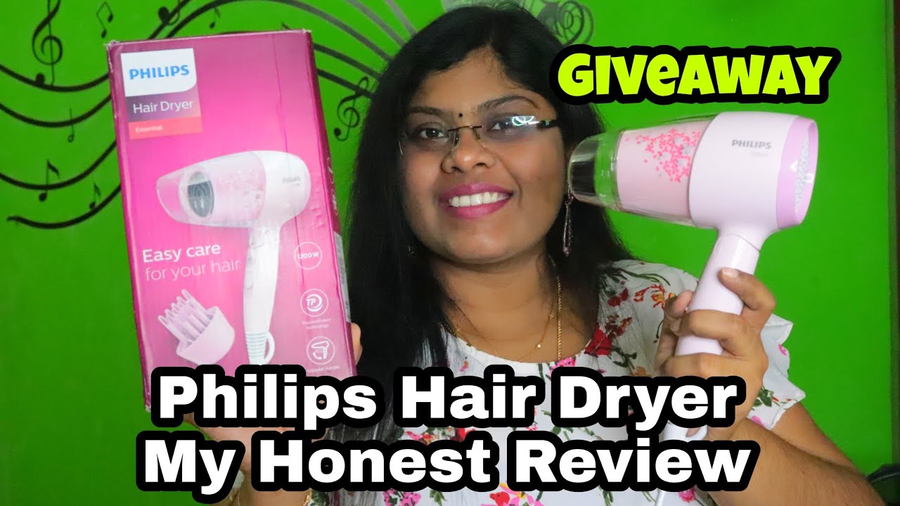 Philips Hair Dryer Honest review & Giveaway 14 #House2Home - YouTube