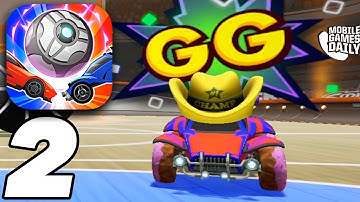 ROCKET LEAGUE SIDESWIPE - Gameplay Part 2 - 2v2 Matches (iOS, Android)