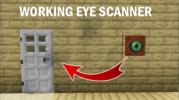 Working EYE SCANNER in Minecraft Java Edition (NO Mods/Command Blocks)
