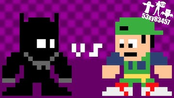 Black Panther vs Live Action Luigi - Project Pixkill
