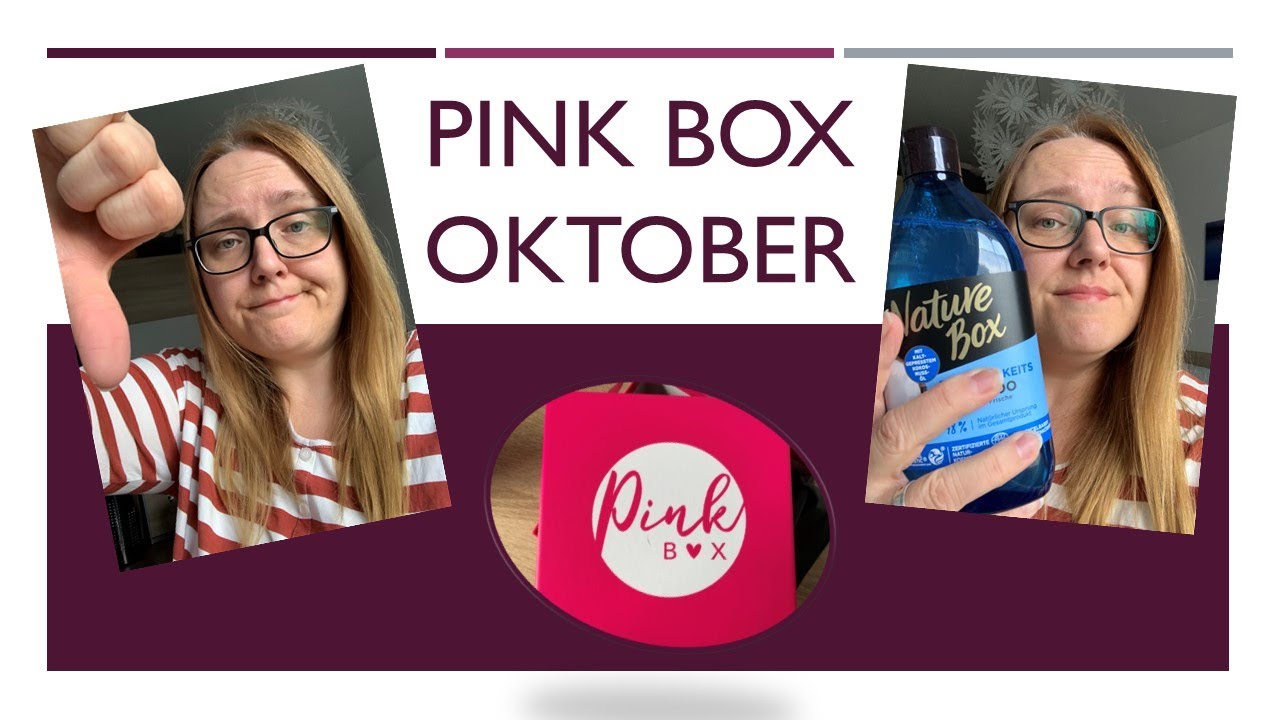 ENTTÄUSCHT|PINK BOX Oktober 2021🙄 - YouTube