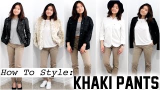 How Many Ways Are There to Style Women's Khaki Pants Outfits? - YOUR TRUE  SELF BLOG