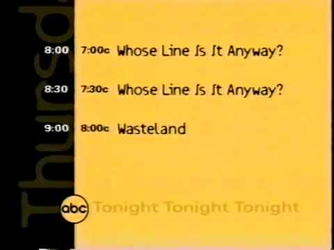 new york city zip code WABC station ID & ABC Thursday bumper, 1999