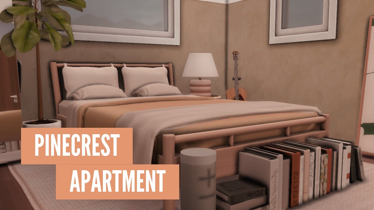 Pinecrest Apartments 🌿 The Sims 4 CC speedbuild YouTube