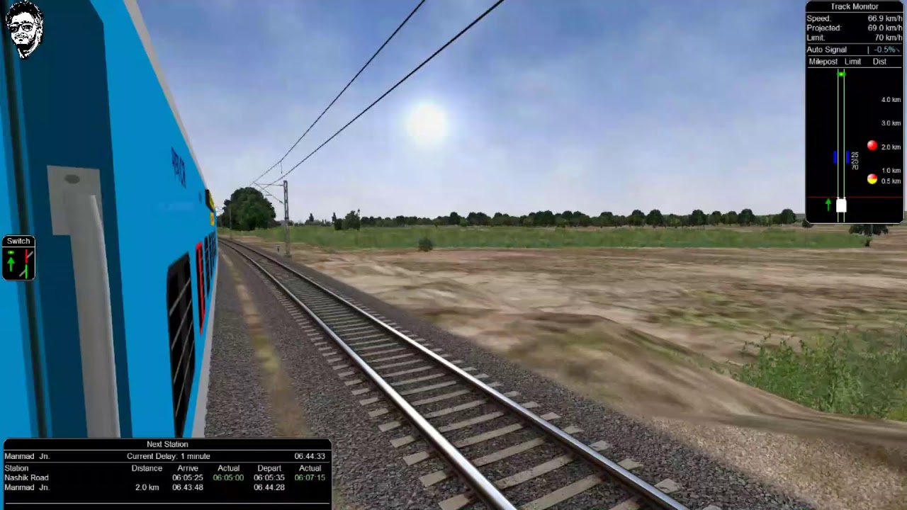 11093 Mahanagari Express Nashik to Manmad | Khandesh - MSTS Open Rails Journey