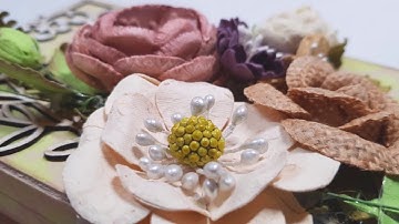 Little Birdie Crafts Mini Album - with Eileen Hull Sizzix Journal Die