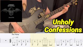 Unholy Confessions - Avenged Sevenfold - Bass Cover (With Tabs!)