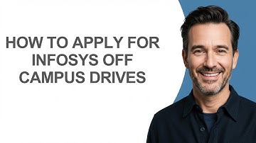 How to Apply for Infosys Off Campus Drives - KevinHowTo