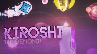 Old Video Kiroshi - Distortt Demon , 1 Coin Geometry Dash 2.11