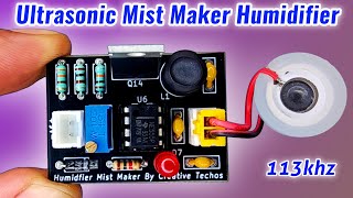 how to make Humidifier Mist maker Using 555 Timer IC