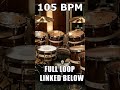 Classic Rock Drum Loop 105 BPM 🥁 #shorts #drumloop