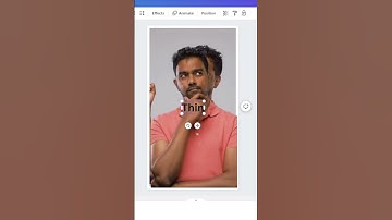 Text Behind Person Effect | Canva Tutorial