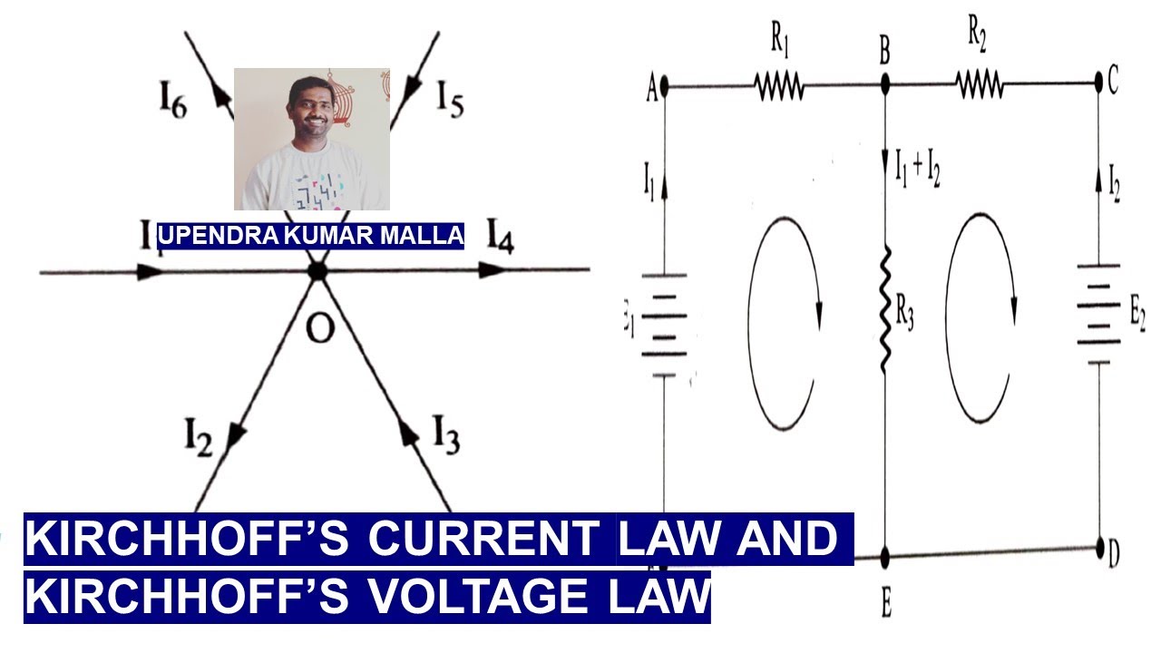 Kirchhoff's current and voltage law definition YouTube