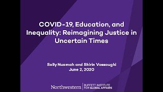 COVID-19, Education and Inequality: Reimagining Justice in Uncertain Times