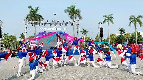 Đồng diễn semaphore - Liên Chiểu | Hội trại TP Đà Nẵng Vững Bước Tiên Phong 2023