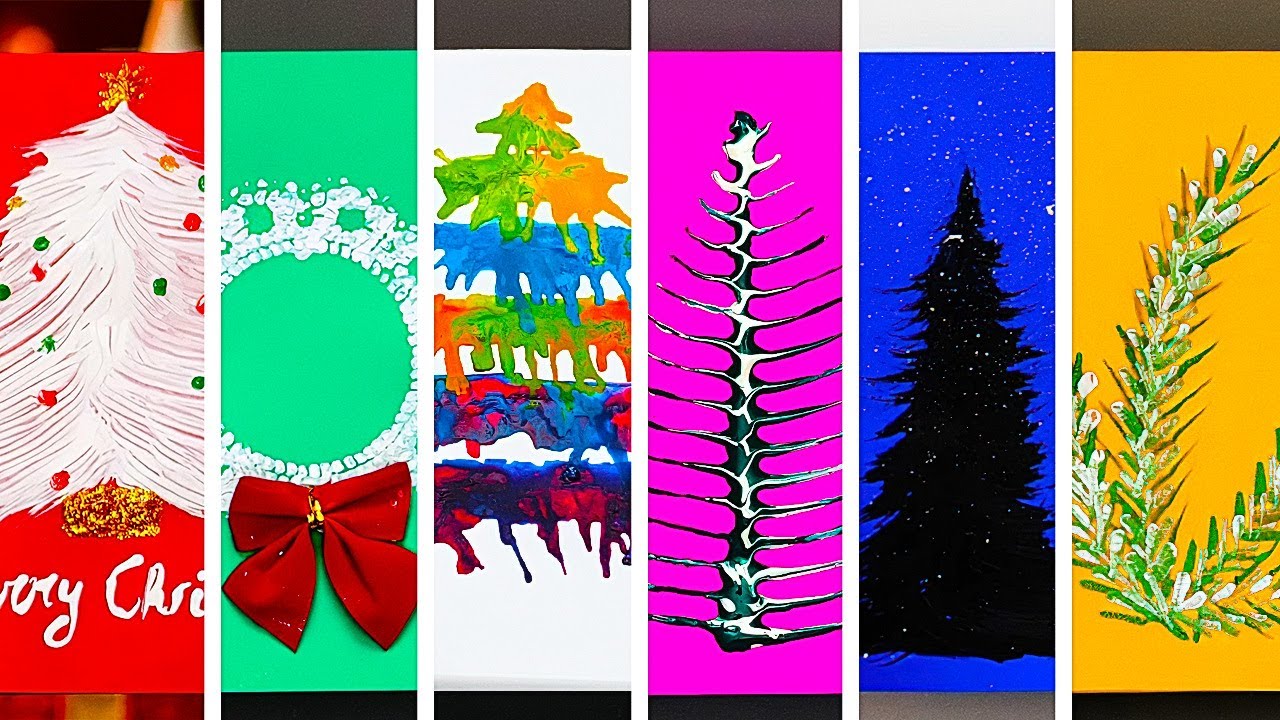 40+ CHRISTMAS DIY cards you can make in 5 minutes