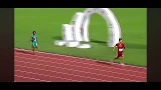 제21회 아시아U20육상경기선수권대회  4x400m MixedR 김정현-송다원-황의찬-이민경 선수 DQ(TR24.7) 바톤 전달구역에서 벗어나 전달