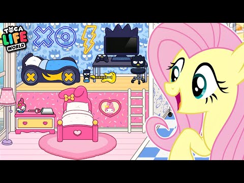 2 APARTAMENTOS para HELLO KITTY (Toca Life World) #LuliRarity