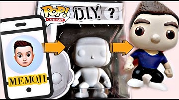 How to make YOUR OWN Custom Funko POP using Air Drying Clay | DIY Turning Memoji into a Funko POP
