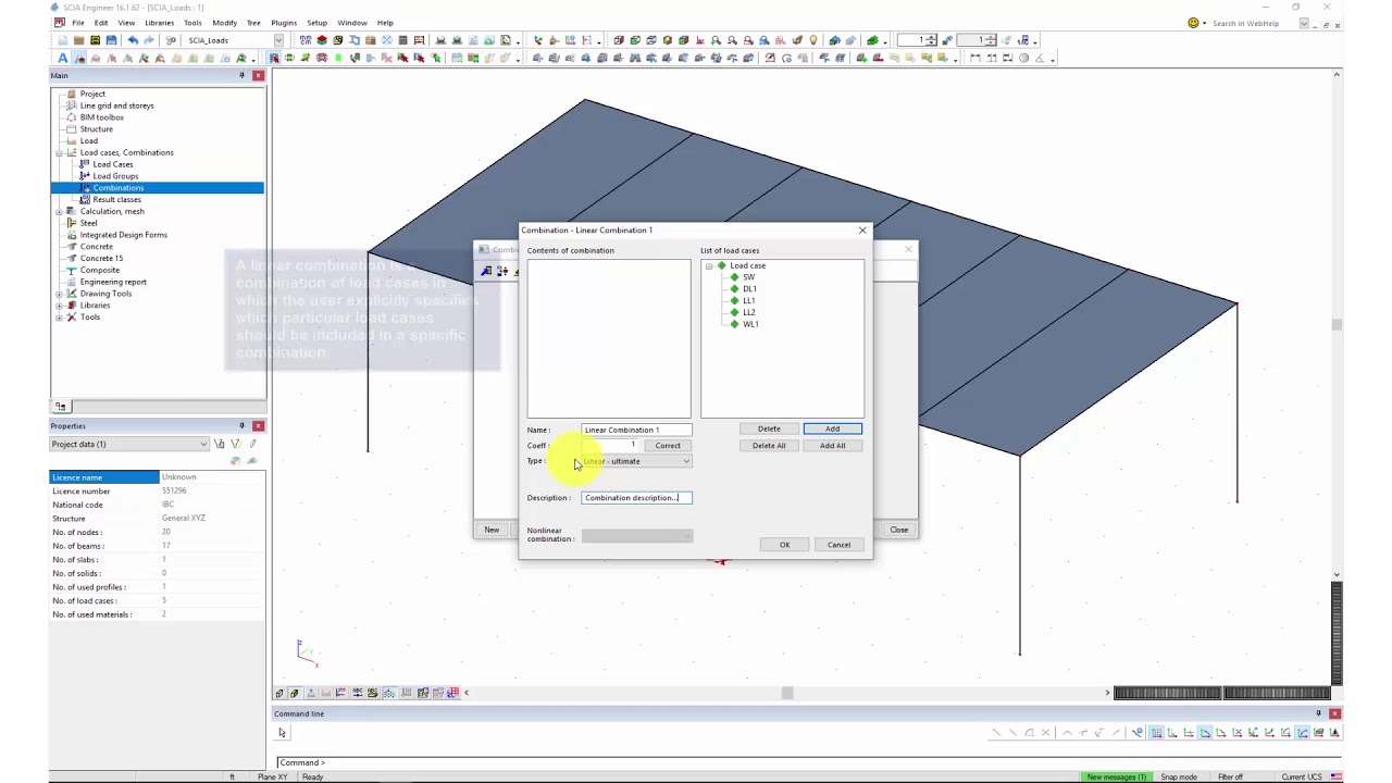 Creation of Load Combinations - YouTube